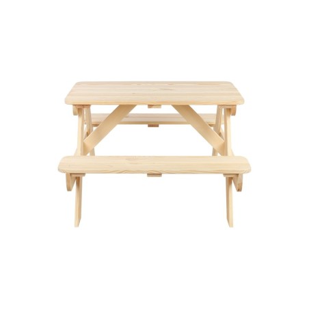 Stół piknikowy stół ogrodowy drewniany stół z ławkami stolik dla dzieci 1-6
