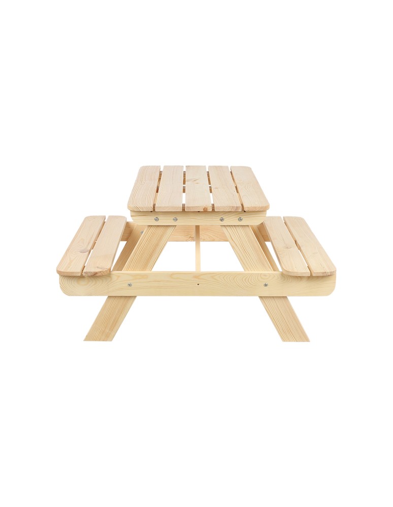 Skrzynie i ławki - Stół piknikowy stół ogrodowy drewniany stół z ławkami stolik dla dzieci 1-6 - product MODO24.PL 5