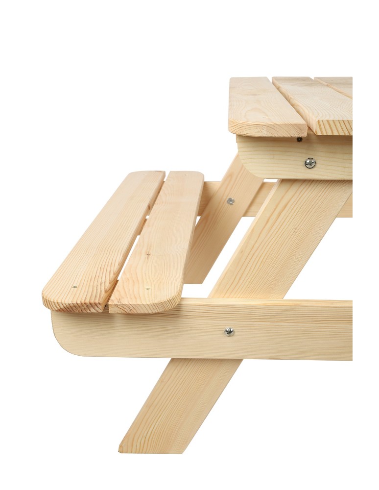 Skrzynie i ławki - Stół piknikowy stół ogrodowy drewniany stół z ławkami stolik dla dzieci 1-6 - product MODO24.PL 16