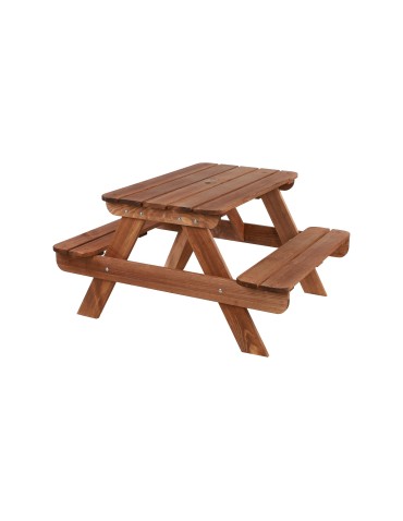 Skrzynie i ławki - Stół piknikowy stół ogrodowy drewniany stół z ławkami stolik dla dzieci 1-6 - product 3
