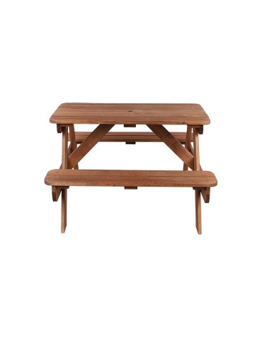 Skrzynie i ławki - Stół piknikowy stół ogrodowy drewniany stół z ławkami stolik dla dzieci 1-6 - product 4