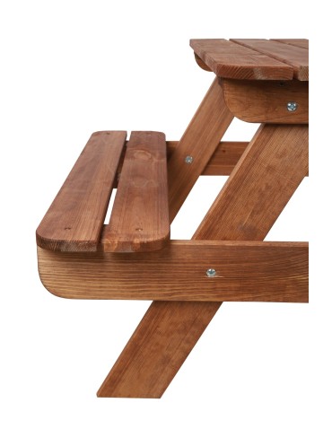 Skrzynie i ławki - Stół piknikowy stół ogrodowy drewniany stół z ławkami stolik dla dzieci 1-6 - product 16