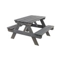 Stół piknikowy stół ogrodowy drewniany stół z ławkami stolik dla dzieci 1-6