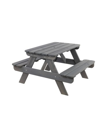 Skrzynie i ławki - Stół piknikowy stół ogrodowy drewniany stół z ławkami stolik dla dzieci 1-6 - product 3