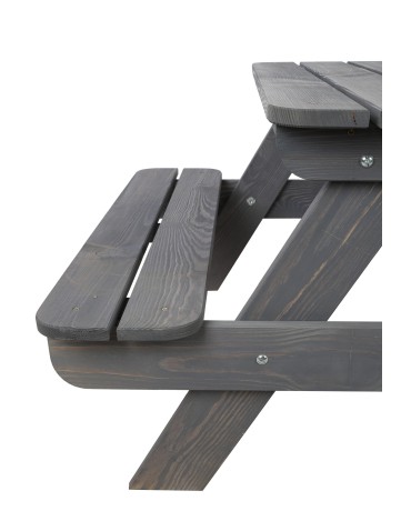 Skrzynie i ławki - Stół piknikowy stół ogrodowy drewniany stół z ławkami stolik dla dzieci 1-6 - product 16