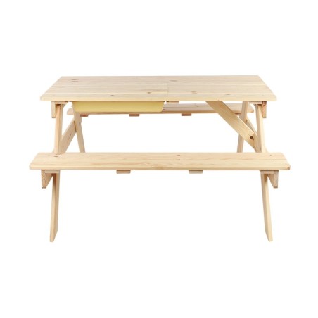 Drewniany stół piknikowy z pojemnikiem na piasek stolik dla dzieci 1-10 lat
