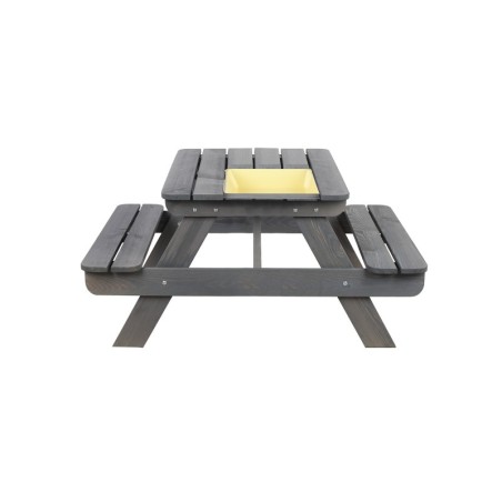 Drewniany stół piknikowy z pojemnikiem na piasek stolik dla dzieci 1-10 lat