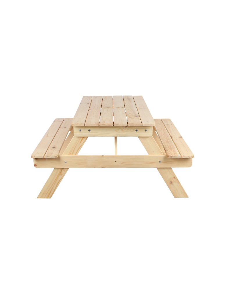 Skrzynie i ławki - Stół piknikowy do parasola stół ogrodowy stół z ławkami dla dzieci 1-10 lat - product MODO24.PL 15