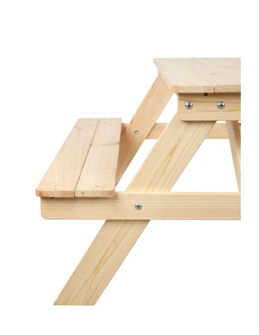 Skrzynie i ławki - Stół piknikowy do parasola stół ogrodowy stół z ławkami dla dzieci 1-10 lat - product 16