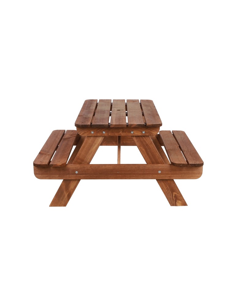 Skrzynie i ławki - Stół piknikowy do parasola stół ogrodowy stół z ławkami dla dzieci 1-10 lat - product MODO24.PL 5