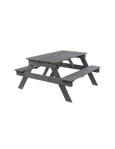 Skrzynie i ławki - Stół piknikowy do parasola stół ogrodowy stół z ławkami dla dzieci 1-10 lat - product 4