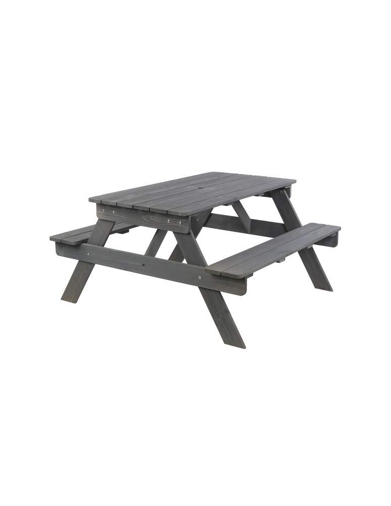 Skrzynie i ławki - Stół piknikowy do parasola stół ogrodowy stół z ławkami dla dzieci 1-10 lat - product MODO24.PL 4