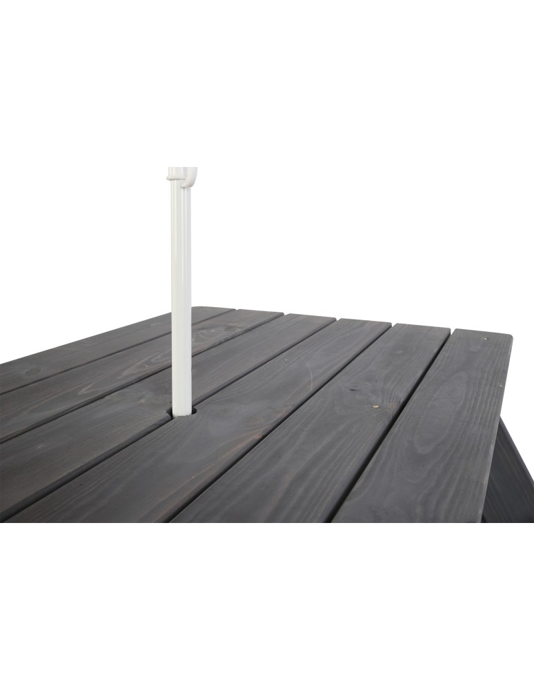 Skrzynie i ławki - Stół piknikowy do parasola stół ogrodowy stół z ławkami dla dzieci 1-10 lat - product MODO24.PL 16