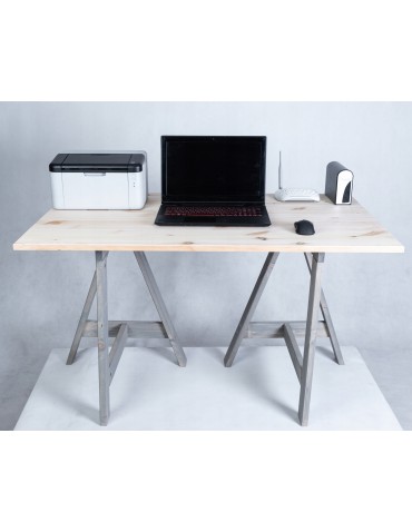 Koziołki Warsztatowe - Drewniany koziołek trójnóg kobyłka kozioł warsztatowy stojak budowlany 70cm - product 5