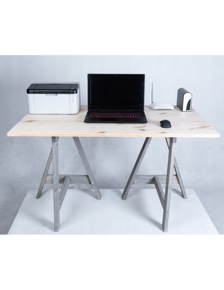 Koziołki Warsztatowe - Drewniany koziołek trójnóg kobyłka kozioł warsztatowy stojak budowlany 70cm - product MODO24.PL 5