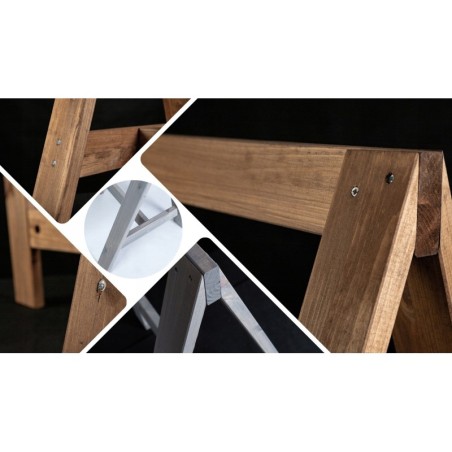 Drewniany koziołek trójnóg kobyłka kozioł warsztatowy stojak budowlany 70cm