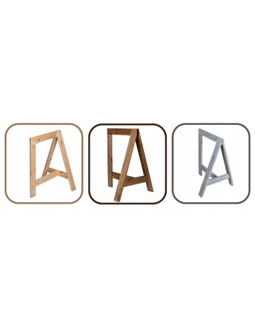 Koziołki Warsztatowe - Drewniany koziołek trójnóg kobyłka kozioł warsztatowy stojak budowlany 70cm - product 7