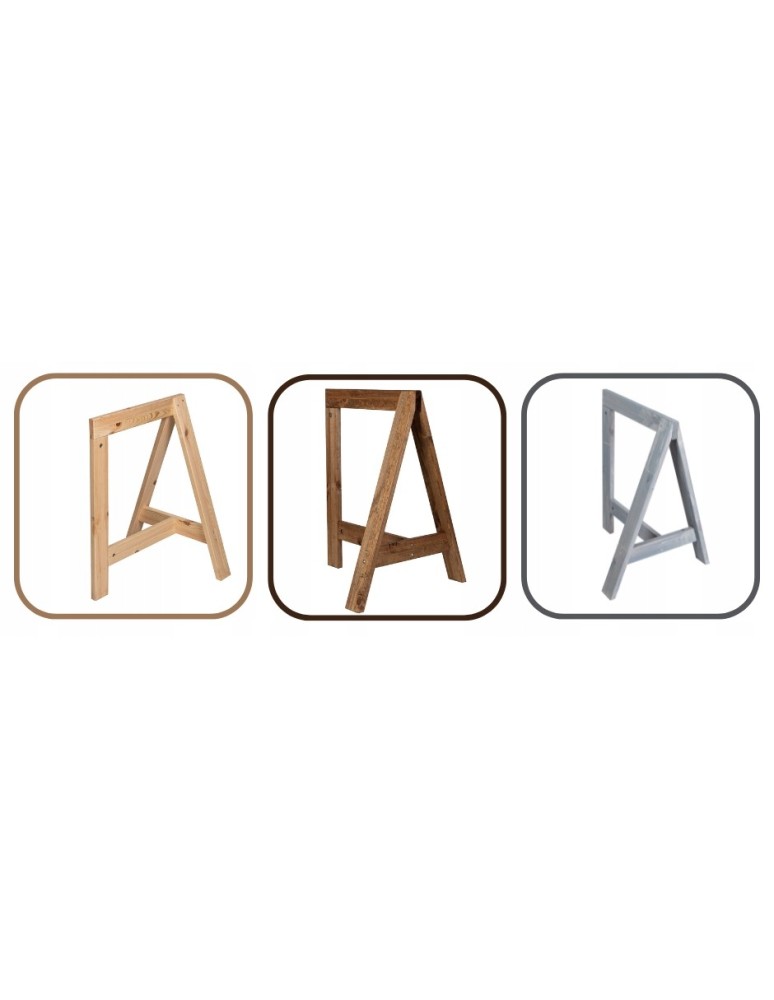 Koziołki Warsztatowe - Drewniany koziołek trójnóg kobyłka kozioł warsztatowy stojak budowlany 70cm - product MODO24.PL 7