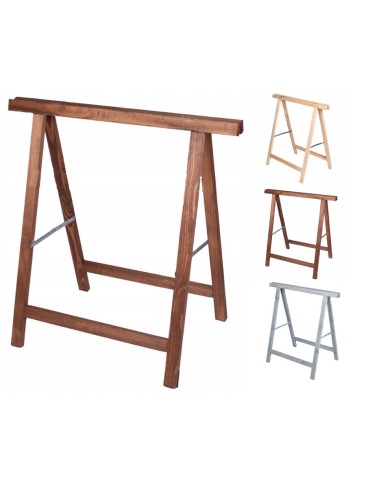 Koziołek drewniany podblatowy wieszak na siodło koziołek roboczy stojak