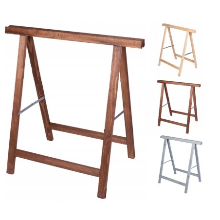 Koziołek drewniany podblatowy wieszak na siodło koziołek roboczy stojak