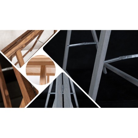 Koziołek drewniany podblatowy wieszak na siodło kozioł roboczy malarski