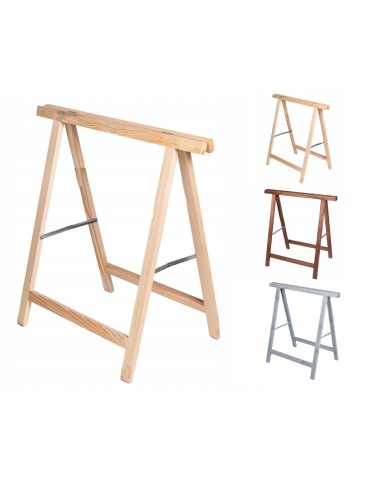 Koziołek drewniany podblatowy wieszak na siodło kozioł roboczy malarski