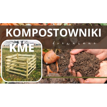Kompostownik drewniany domowy kompostownik ogrodowy siatka na krety EKO