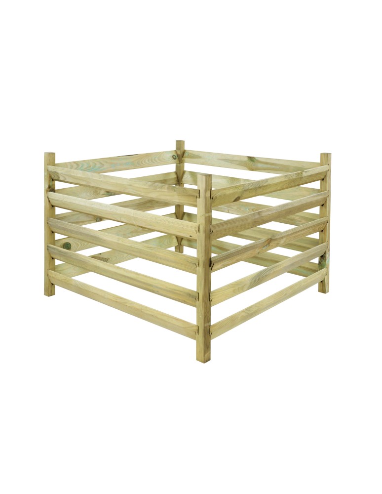 Kompostowniki - Kompostownik drewniany domowy kompostownik ogrodowy siatka na krety EKO - product MODO24.PL 3