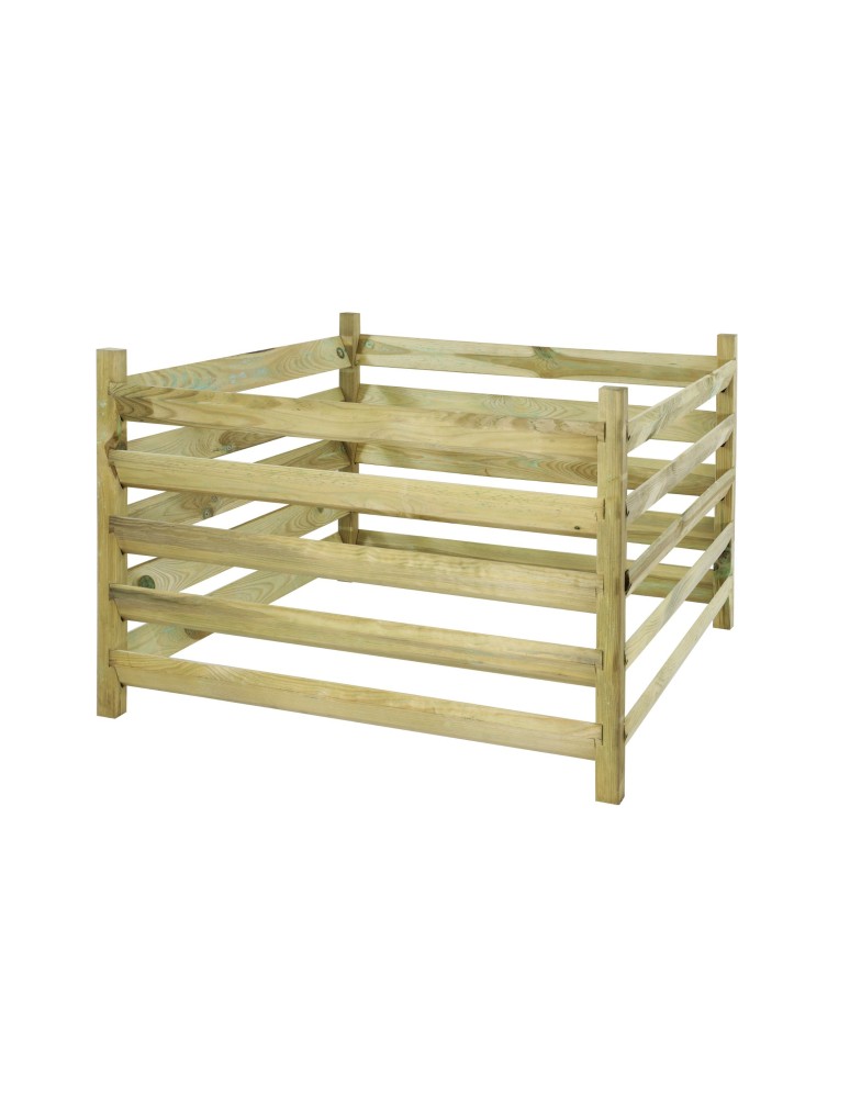 Kompostowniki - Kompostownik drewniany domowy kompostownik ogrodowy siatka na krety EKO - product MODO24.PL 4