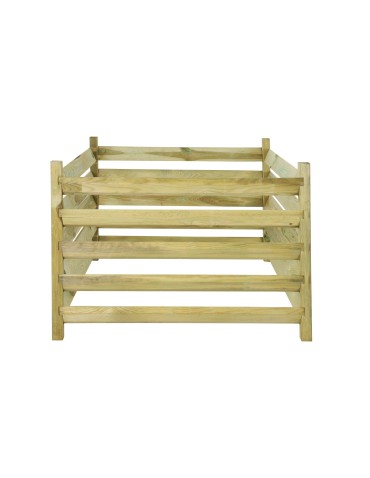 Kompostowniki - Kompostownik drewniany domowy kompostownik ogrodowy siatka na krety EKO - product 5