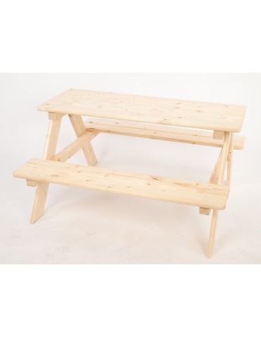 Stół z ławkami stół piknikowy dziecięcy ławka ogrodowa dziecięca 1-4lata - product 2