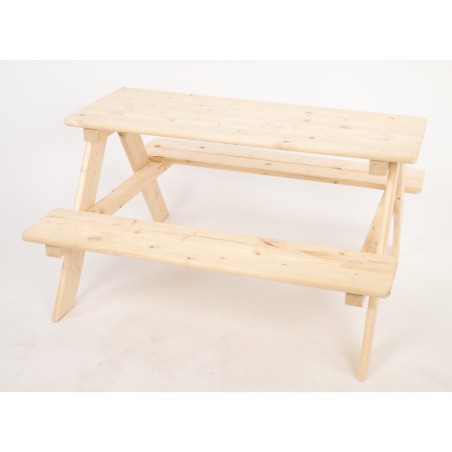 Stół z ławkami stół piknikowy dziecięcy ławka ogrodowa dziecięca 1-4lata