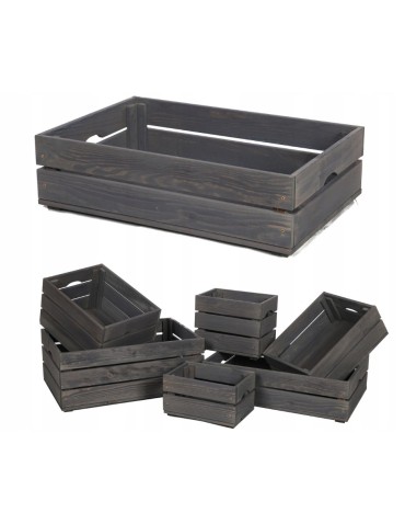 Drewniana skrzynka na warzywa skrzyneczka skrzynki drewniane 60x40 DUŻA EKO