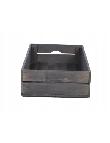 Skrzynki S - Drewniana skrzynka na warzywa skrzyneczka skrzynki drewniane 60x40 DUŻA EKO - product 5