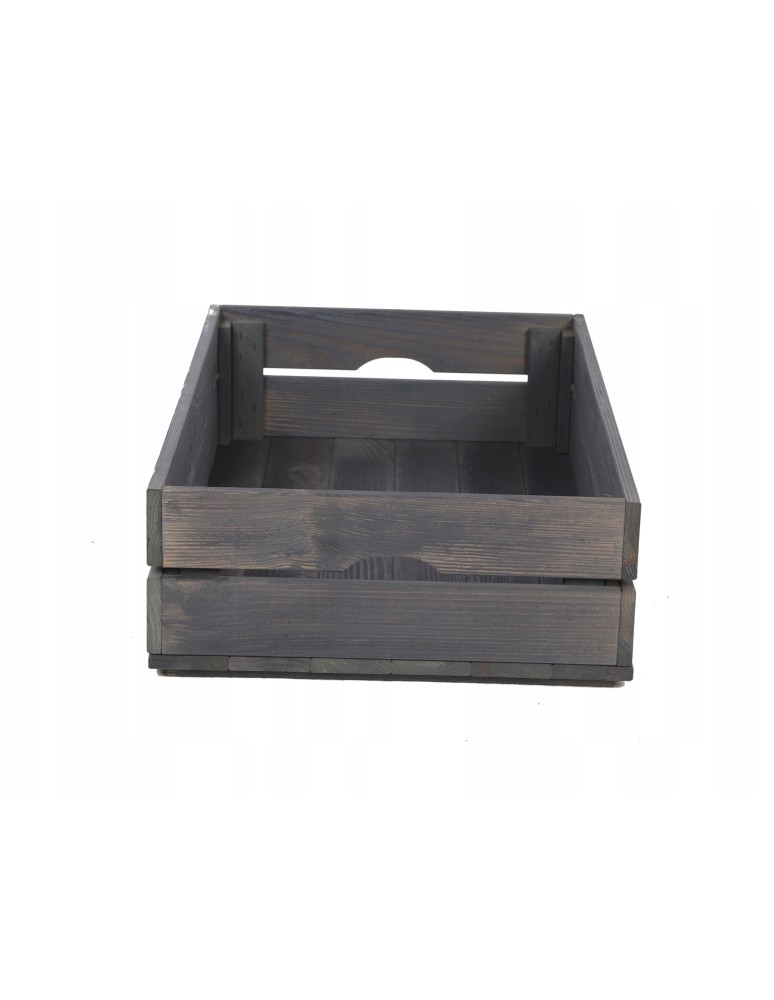 Skrzynki S - Drewniana skrzynka na warzywa skrzyneczka skrzynki drewniane 60x40 DUŻA EKO - product MODO24.PL 5