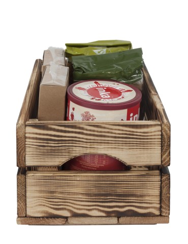 Skrzynki S - Drewniana skrzynka na warzywa skrzyneczka skrzynki drewniane 30x20 sosna - product 9