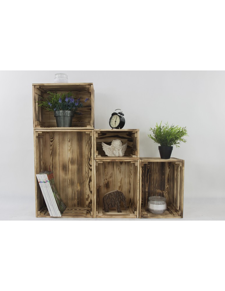 Skrzynki S - Drewniana skrzynka na warzywa skrzyneczka skrzynki drewniane 30x20 sosna - product MODO24.PL 10