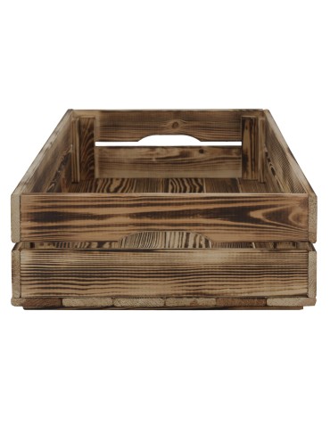 Skrzynki S - Drewniana skrzynka na warzywa skrzyneczka skrzynki drewniane 60x40 DUŻA EKO - product 3