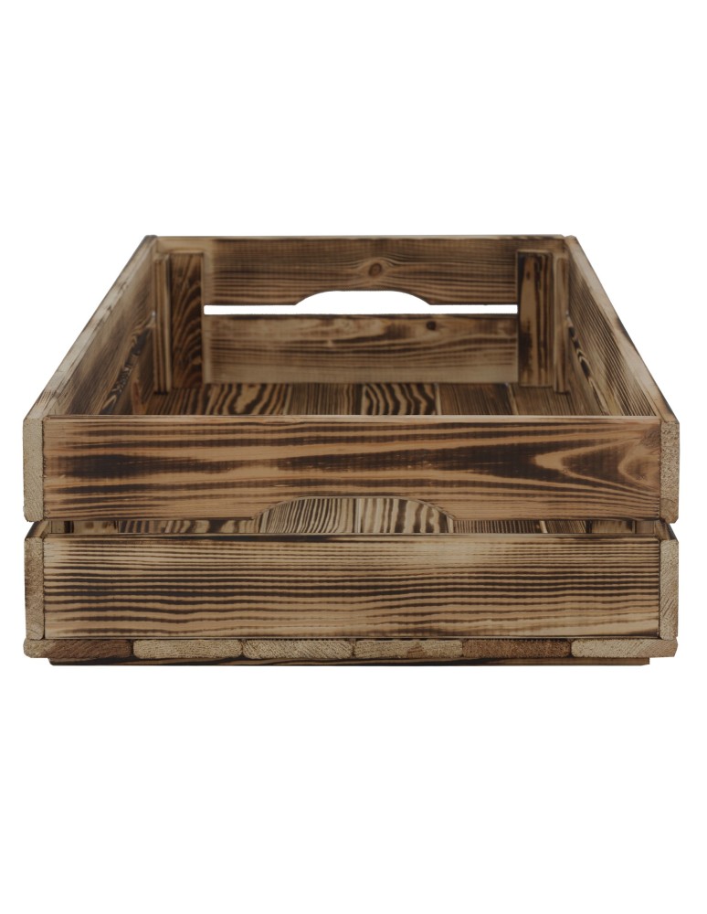 Skrzynki S - Drewniana skrzynka na warzywa skrzyneczka skrzynki drewniane 60x40 DUŻA EKO - product MODO24.PL 3