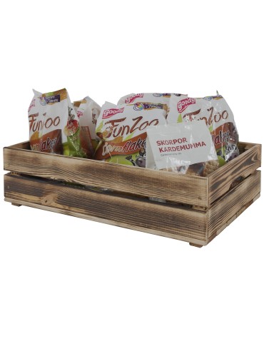 Skrzynki S - Drewniana skrzynka na warzywa skrzyneczka skrzynki drewniane 60x40 DUŻA EKO - product 5