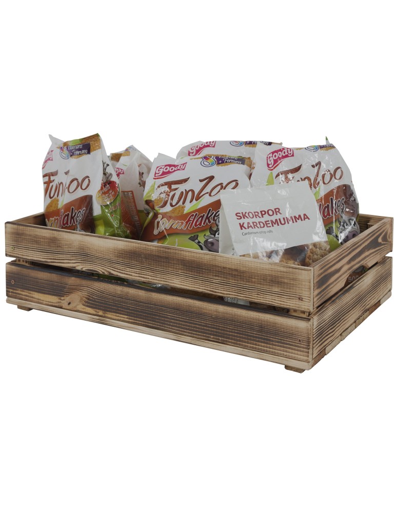 Skrzynki S - Drewniana skrzynka na warzywa skrzyneczka skrzynki drewniane 60x40 DUŻA EKO - product MODO24.PL 5