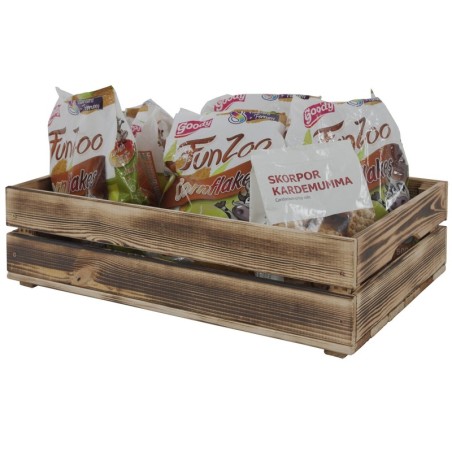 Drewniana skrzynka na warzywa skrzyneczka skrzynki drewniane 60x40 DUŻA EKO