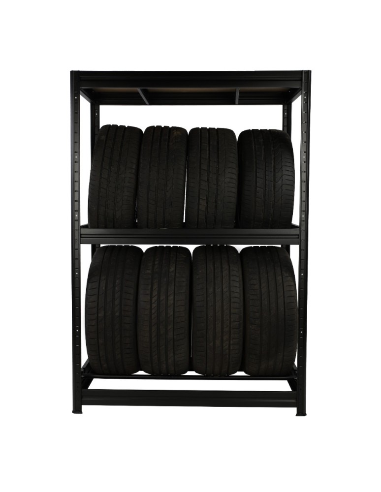 Regały na opony (półka) - Stojak na opony regał na koła OBROTOWE ROLKI 177X120X60 cm SOLIDNY POLSKI - product MODO24.PL 5