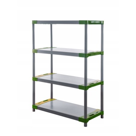 Regał magazynowy regał plastikowy do piwnicy regał garażowy 98x100x46cm EKO