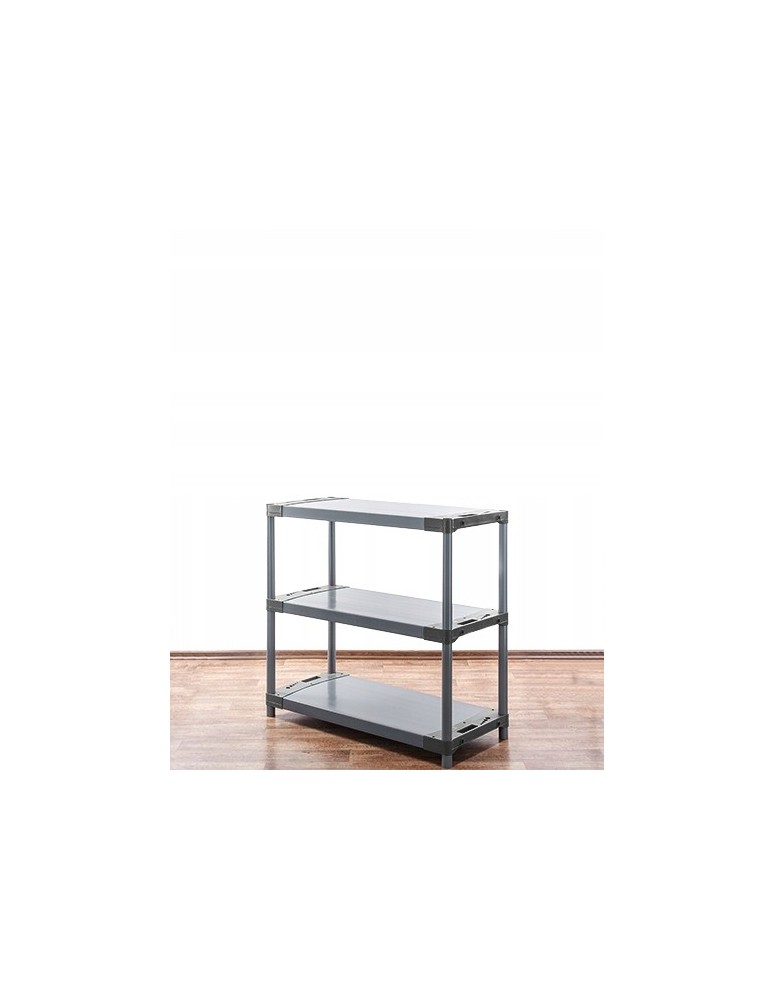 Regały plastikowe - Regał magazynowy regał plastikowy do piwnicy regał garażowy 98x100x46cm EKO - product MODO24.PL 4