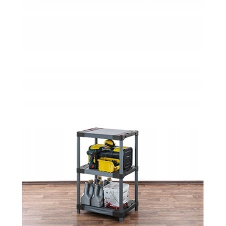 Regał magazynowy regał plastikowy do piwnicy regał garażowy 98x80x46 TRWAŁY