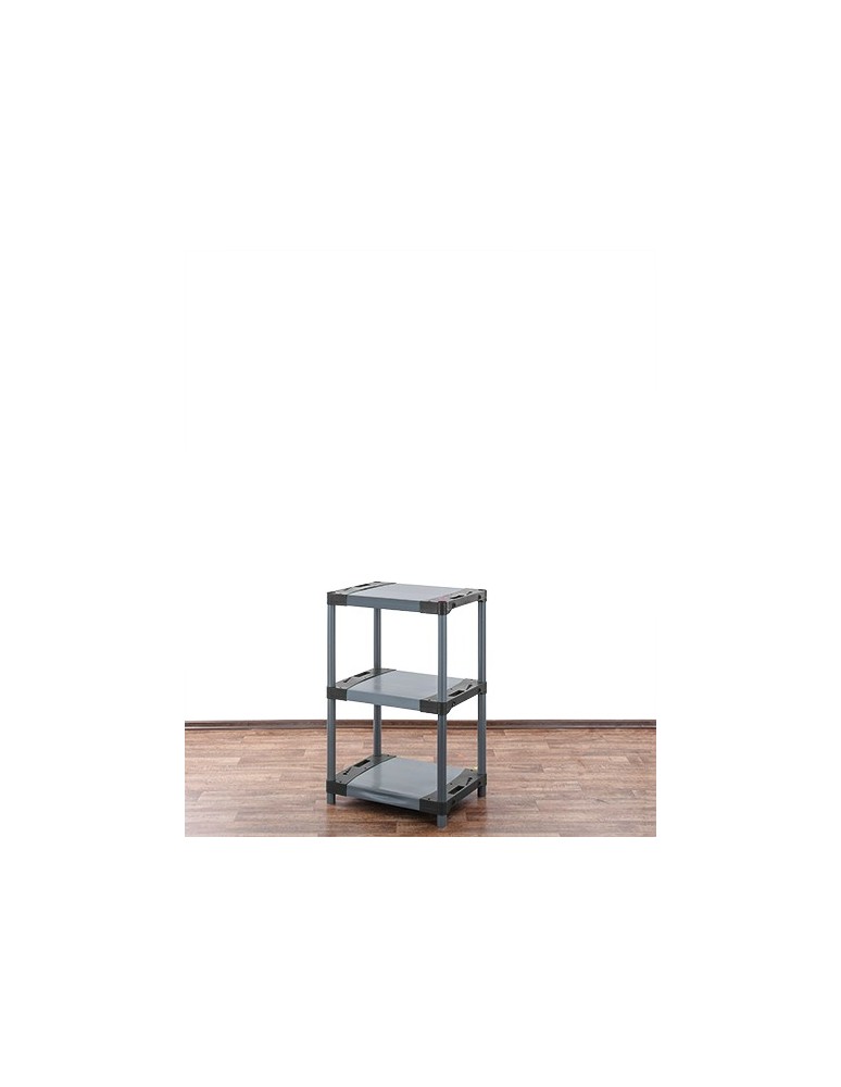 Regały plastikowe - Regał magazynowy regał plastikowy do piwnicy regał do garażu 98x60x46 EKO - product MODO24.PL 4