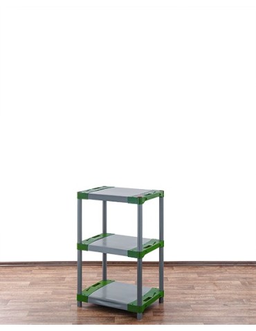 Regały plastikowe - Regał magazynowy regał plastikowy do piwnicy regał garażowy 98x90x46 cm EKO - product 4