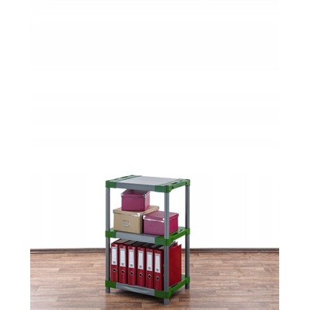 Regał magazynowy regał plastikowy do piwnicy regał garażowy 98x70x46 TRWAŁY