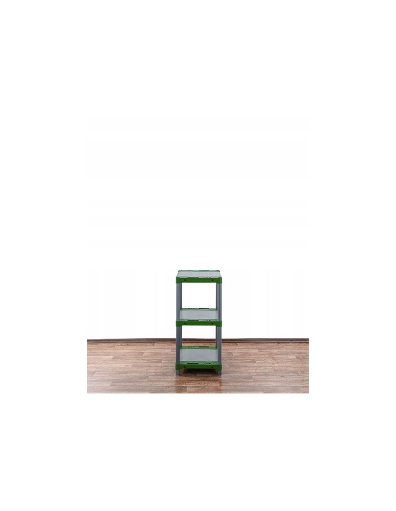 Regały plastikowe - Regał magazynowy regał plastikowy do piwnicy regał do garażu 98x60x46 EKO - product MODO24.PL 5